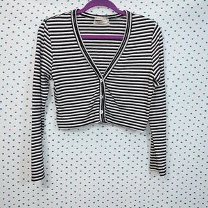 Urban Outfitters Striped Cropped Sweater